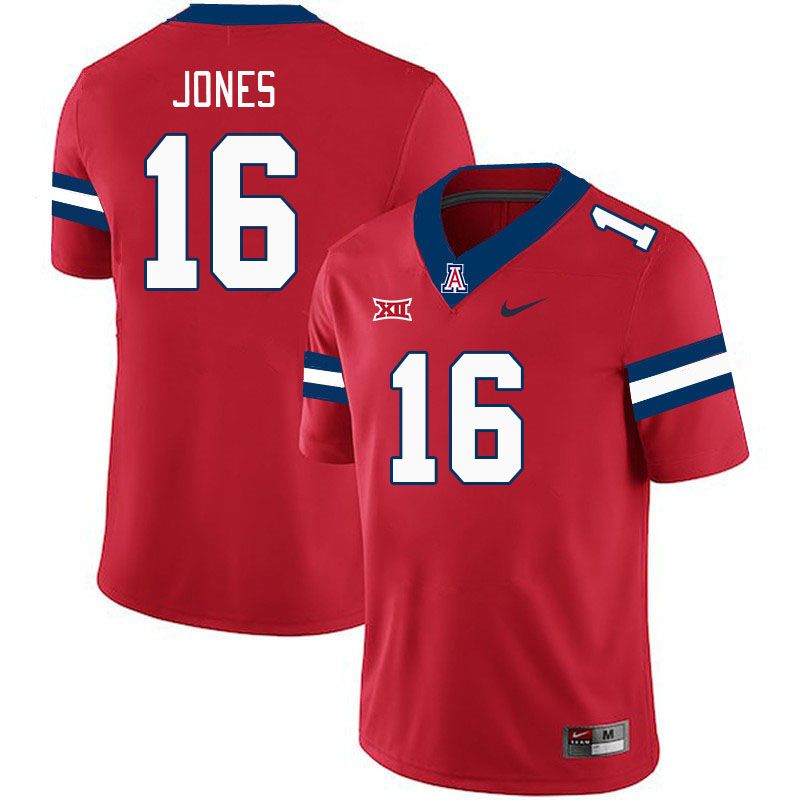 Arizona Wildcats #16 AJ Jones Big 12 Conference College Football Jerseys Stitched Sale-Cardinal